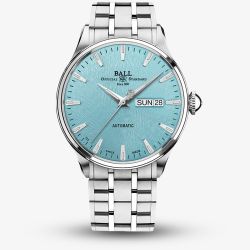 BALL Trainmaster Eternity Ice Blue Watch NM2080D-S2J-IBE