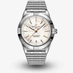 Breitling Chronomat Automatic 36 Mother Of Pearl Watch A10380101A4A1