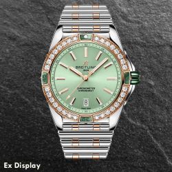 Ex-Display Breitling Super Chronomat Automatic 38 Light Green Watch U17356531L1U1