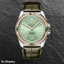 Ex-Display Breitling Super Chronomat Automatic 38 Green Watch U17356531L1P1