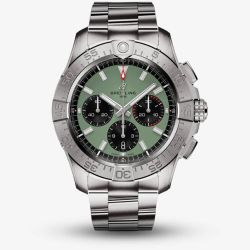 Breitling Avenger B01 Chronograph 44 Green Watch AB0147101L1A1