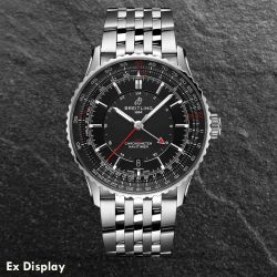 Ex-Display Breitling Navitimer Automatic GMT 41 Black Watch A32310251B1A1