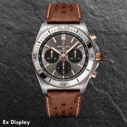 Ex-Display Breitling Chronomat B01 42 Triumph Brown Leather Strap Watch TB0134101M1X1