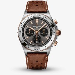 Breitling Chronomat B01 42 Triumph Brown Leather Strap Watch TB0134101M1X1