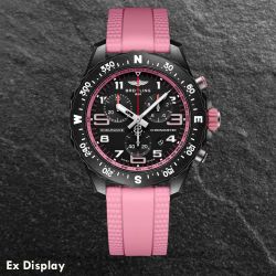 Ex-Display Breitling Endurance Pro 38mm Light Pink Rubber Watch X83310D41B1S1