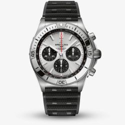 Breitling Chronomat B01 42 Black Rubber Watch AB0134101G1S2