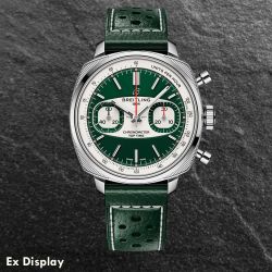 Ex-Display Breitling Mens Limited Edition Top Time 38 B01 Racing Green Leather Strap Chronometer Watch AB01771A1L1X1