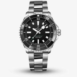 Breitling Mens UK Limited Edition Superocean Automatic 42 Black Dial Bracelet Watch A173751D1B1A1