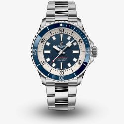Breitling Mens Superocean Automatic 42 White & Blue Dial Watch A17375E71C1A1
