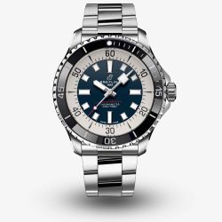 Breitling Mens Superocean Blue Automatic 44 Watch A17376211C1A1