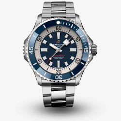 Breitling Mens Superocean III 46mm Blue Dial Watch A17378E71C1A1
