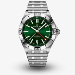 Breitling Chronomat Automatic GMT 40 Green Watch A32398101L1A1