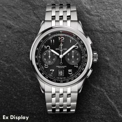 Ex-Display Breitling Mens Premier B01 Chronograph Black Dial Watch AB0145221B1A1