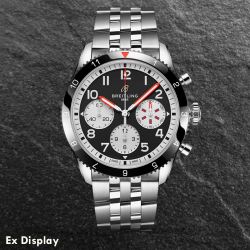 Ex-Display Breitling Mens Classic AVI Chronograph 42 Mosquito Stainless Steel Bracelet Watch Y233801A1B1A1