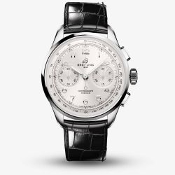 Breitling Mens Premier BO9 Chronograph White Dial Watch AB0930371G1P1