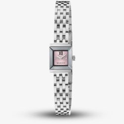 Gucci Ladies G-Frame Square Pink Watch YA128539