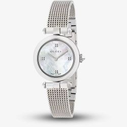 Gucci Ladies Diamantissima Mother Of Pearl Watch YA141504