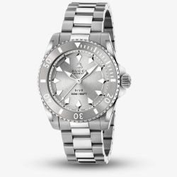 Gucci Dive Silver Dial Watch YA136354