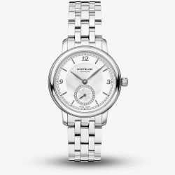 Montblanc Ladies Star Legacy Small Second Diamond Dial Bracelet Watch 118535