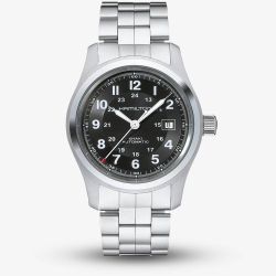 Hamilton Khaki Field Silver & Black Automatic Watch H70515137