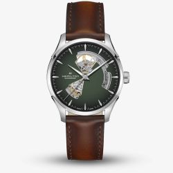Hamilton Jazzmaster Open Heart Brown & Green Watch H32675560