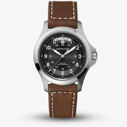 Hamilton Khaki Field King Black & Brown Watch H64455533