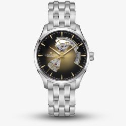 Hamilton Mens Jazzmaster Open Heart Auto 40mm Bracelet Watch H32675101