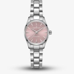 Hamilton Ladies Jazzmaster Quartz 32mm Pink Bracelet Watch H32301171