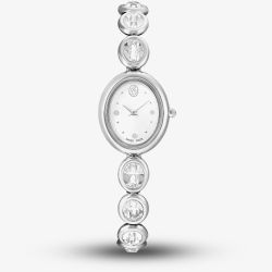 Swarovski Ladies Imber Oval White Dial Bracelet Watch 5740826