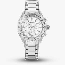Swarovski Ladies Dextera Chronograph White Dial Bracelet Watch 5744561