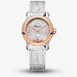Chopard Happy Sports Mother of Pearl and Diamond Watch 278573-6018
