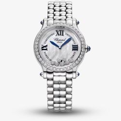 Chopard Happy Sport Geneve Mother of Pearl Diamond Watch 278610-3002
