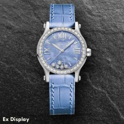 Ex-Display Chopard Ladies Happy Sport 1.26ct Diamond Watch 278573-3010
