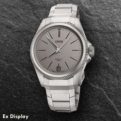 Ex-Display Oris Pro Pilot X Mens Titanium Grey Dial Watch 01 400 7778 7153-07 7 20 01TLC