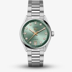 TAG Heuer Carrera Green Diamond Dial Watch WBN2317.BA0001