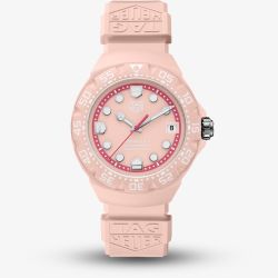 TAG Heuer Limited Edition Formula 1 Solargraph Pink Rubber Strap Watch WBY1165.FT8115
