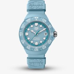 TAG Heuer Limited Edition Formula 1 Solargraph Blue Rubber Strap Watch WBY1163.FT8113