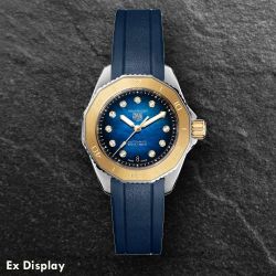 Ex-Display TAG Heuer Ladies Aquaracer Professional 200 Automatic Diamond Watch WBP2450.FT6215