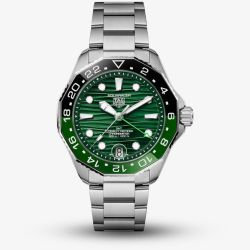 TAG Heuer Aquaracer Professional 300 GMT Green Watch WBP5115.BA0013