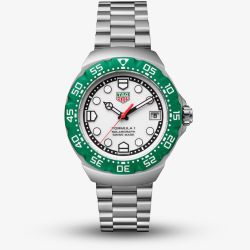 TAG Heuer Mens Formula 1 Solargraph Green Bracelet Watch WBY111E.BA0042