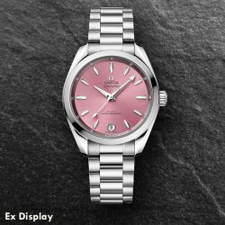 Ex-Display OMEGA Ladies Seamaster Aqua Terra 150m Pink Chronometer Watch 220.10.34.20.10.003