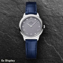 Ex-Display OMEGA Ladies De Ville Prestige Quartz Lavender Dial Watch 434.13.28.60.53.001