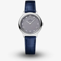 OMEGA Ladies De Ville Prestige Quartz Lavender Dial Watch 434.13.28.60.53.001