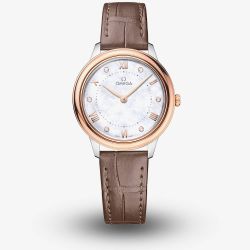 OMEGA Ladies De Ville Prestige Quartz Mother Of Pearl Dial Watch 434.23.30.60.55.001