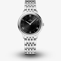 OMEGA Ladies De Ville Prestige Black Dial Quartz Watch 434.10.30.60.01.001