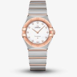 OMEGA Ladies Constellation Two Tone Mother Of Pearl Dial Watch 131.20.28.60.55.001