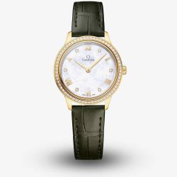 OMEGA Ladies De Ville Prestige 18ct Yellow Gold Diamond Watch 434.58.28.60.55.002