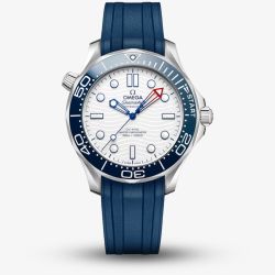 OMEGA Seamaster 37th Americas Cup Blue Strap Watch 210.32.42.20.04.002