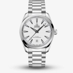 OMEGA Mens Seamaster Aqua Terra White Dial Bracelet Watch 220.10.38.20.02.004