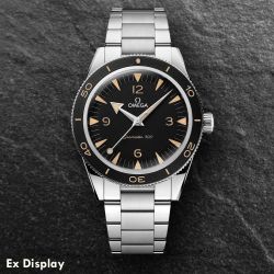 Ex-Display OMEGA Mens Seamaster 300 Black Bracelet Watch 234.30.41.21.01.001